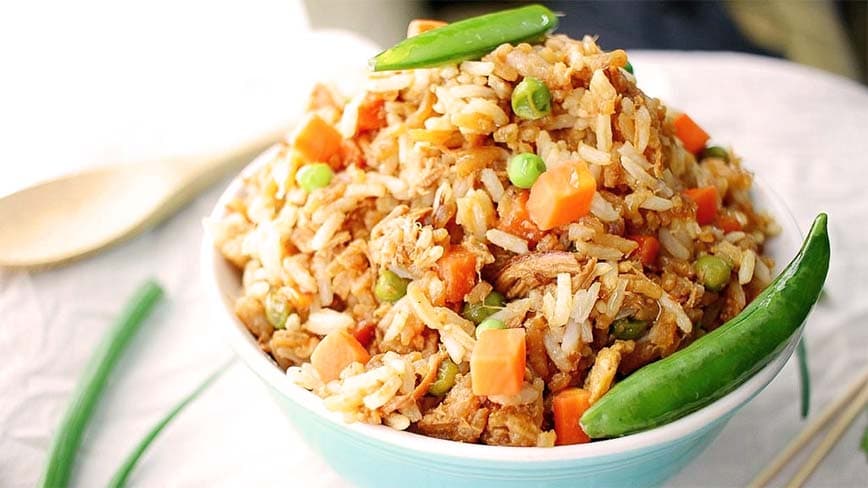 Chicken and Brown Rice Stir-Fry