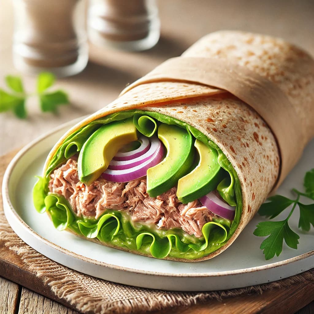 Tuna and Avocado Wrap